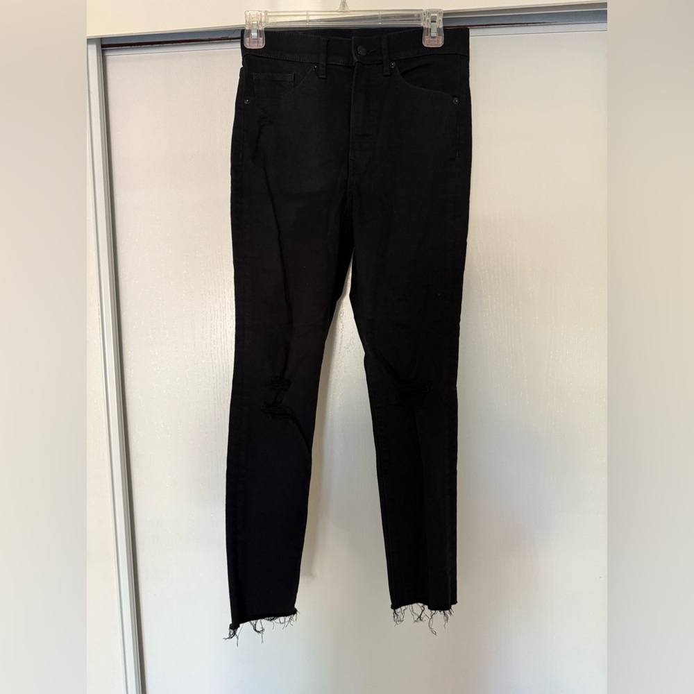 Express Black Distressed Men Jeans